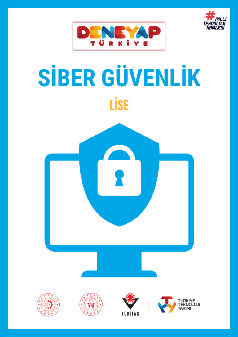 TR SİBER GÜVENLİK LİSE TÜBİTAK Kitap Kapağı