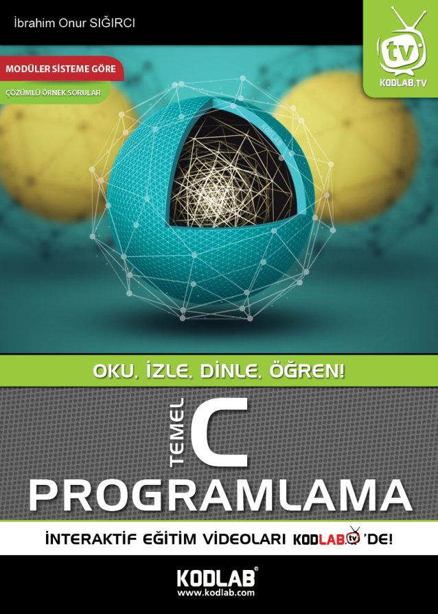 Temel C Programlama 2017 PDF İndir – İbrahim Onur Sığırcı