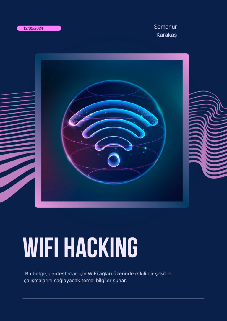 WiFi Hacking PDF İndir - Semanur Karakaş 19 TR WİFİ HACKİNG SEMANUR KARAKAŞ Kitap Kapağı