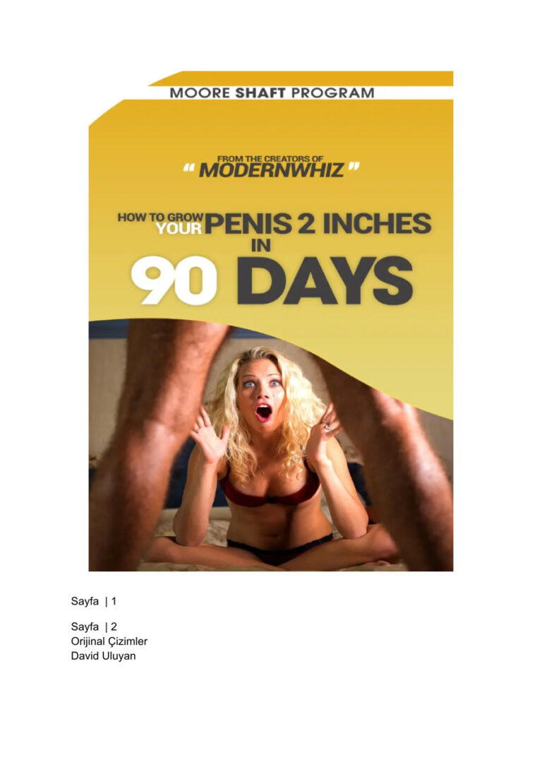 TR 90 Day Penis Growth Program Guide PDF Kitap Kapağı