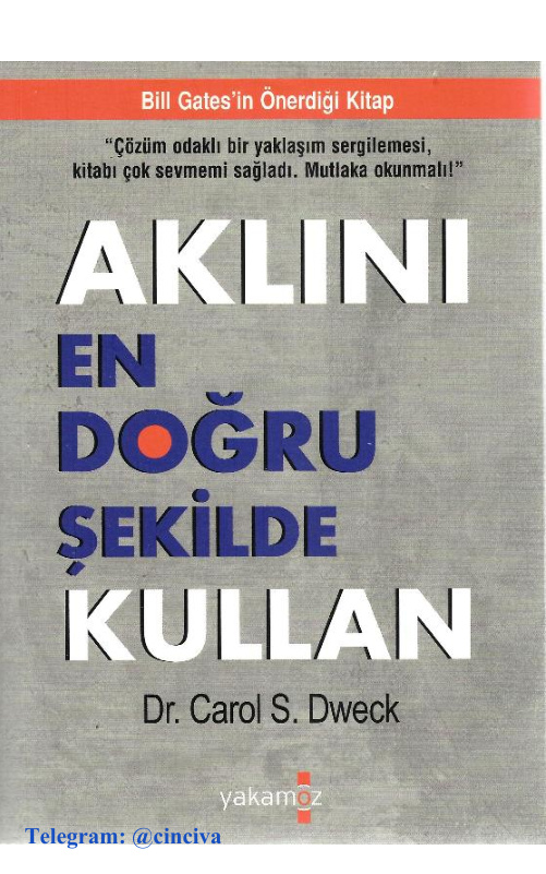 Aklını En Doğru Şekilde Kullan PDF İndir – Carol Dweck