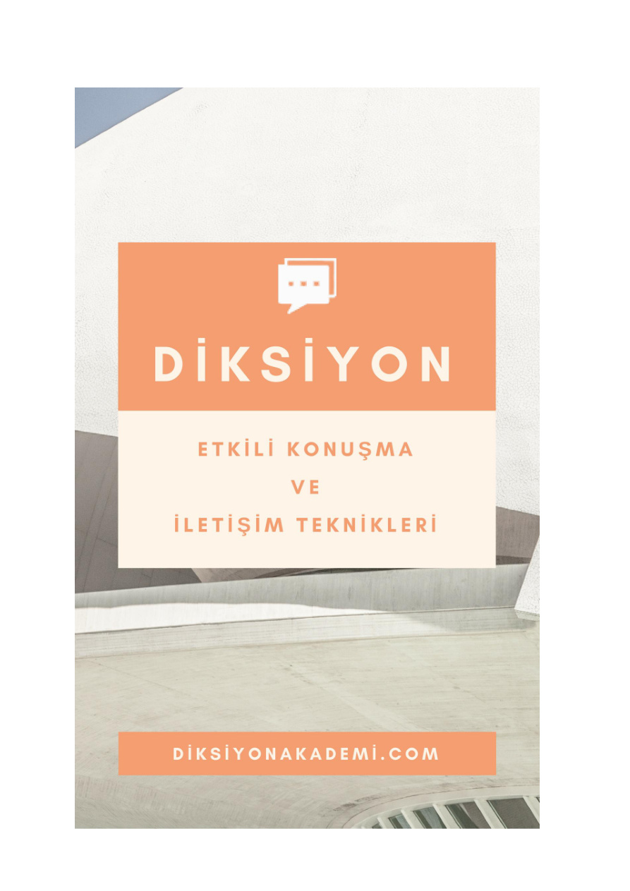 Diksiyon Kitabı: Etkili Konuşma ve İletişim Teknikleri PDF İndir