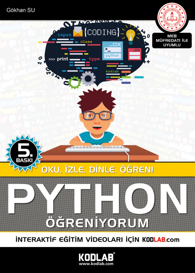 Python Öğreniyorum (MEB Müfredatıyla Uyumlu 2020) PDF İndir – Gökhan Su