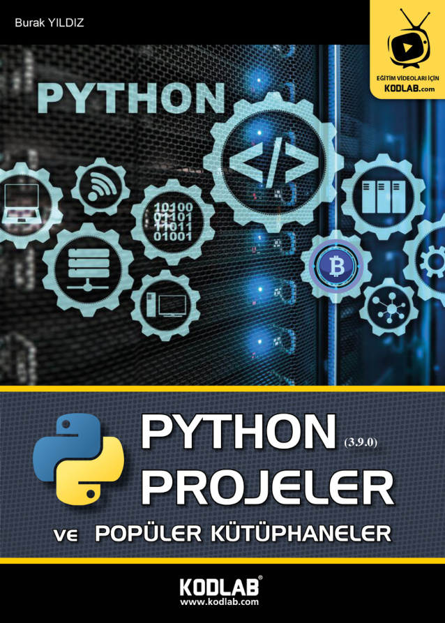 Python Projeler ve Popüler Kütüphaneler 2020 PDF İndir – Burak Bayram
