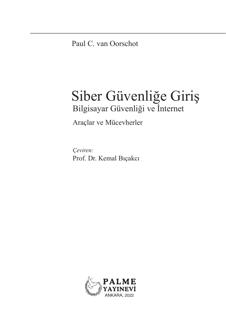 Siber Güvenliğe Giriş: Bilgisayar Güvenliği ve İnternet PDF İndir – Paul C.