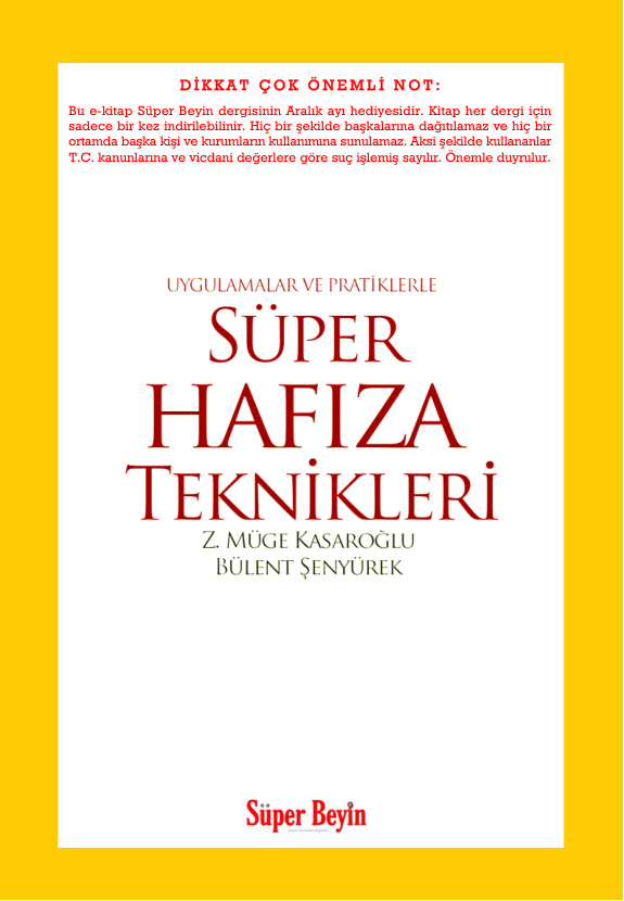 Süper Hafıza Teknikleri: Uygulamalar ve Pratikler PDF İndir