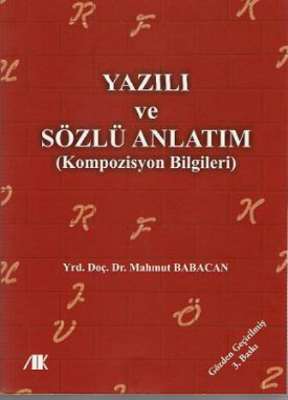 Yazılı ve Sözlü Anlatım: Kompozisyon Bilgileri PDF İndir – Mahmut Babacan