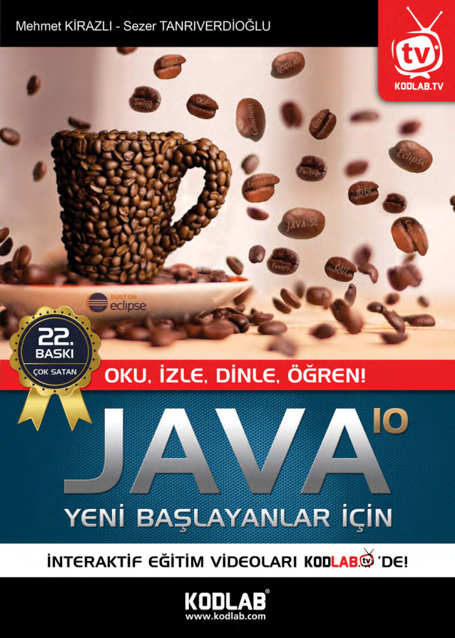Yeni Başlayanlar İçin Java 2019 PDF İndir – Mehmet Kirazlı, Sezer Tanrıverdioğlu