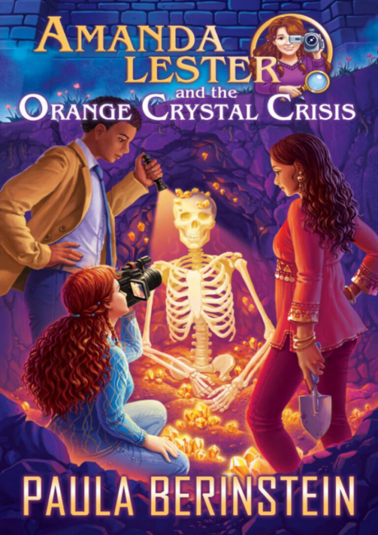 TR Amanda Lester and the Orange Crystal Crisis Paula Berinstein Kitap Kapağı