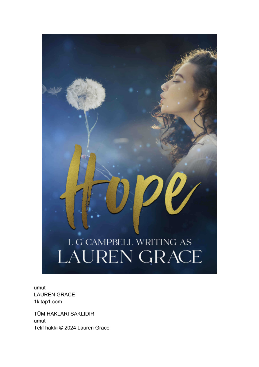 Umut PDF İndir - Lauren Grace 4 Umut PDF İndir – Lauren Grace
