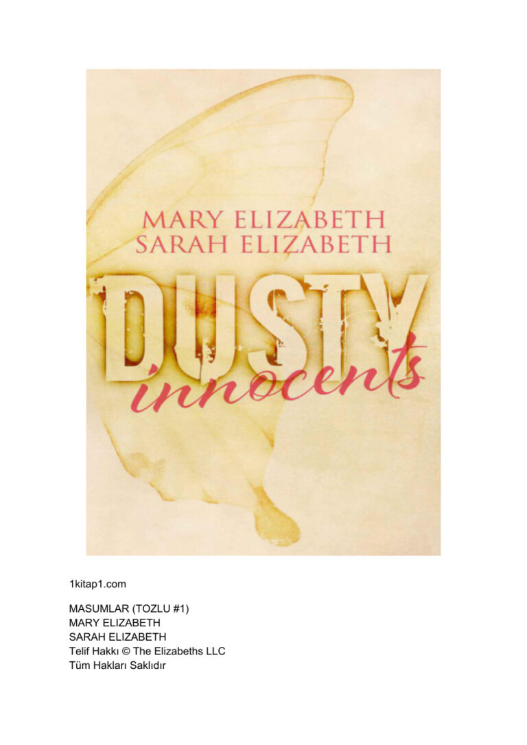 TR Innocents Mary Elizabeth Kitap Kapağı