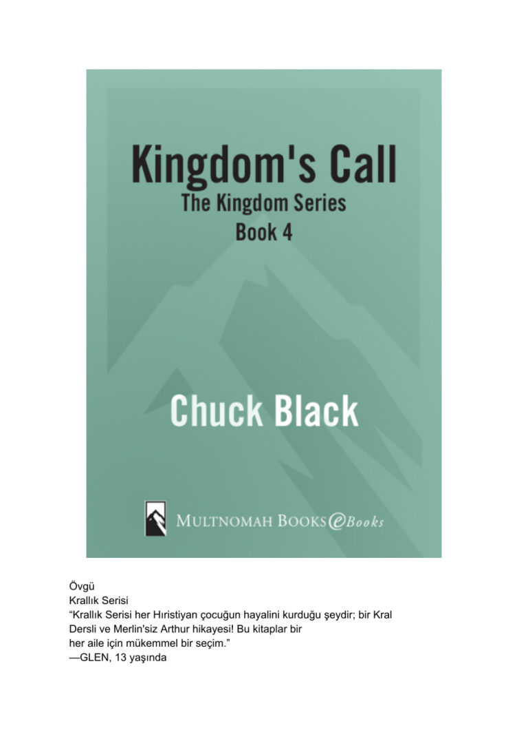 TR Kingdoms Call Chuck Black Kitap Kapağı