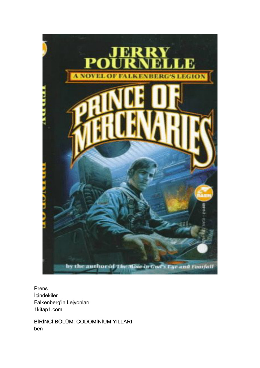 Paralı Askerler Prensi PDF İndir - Jerry Pournelle 1 Paralı Askerler Prensi PDF İndir