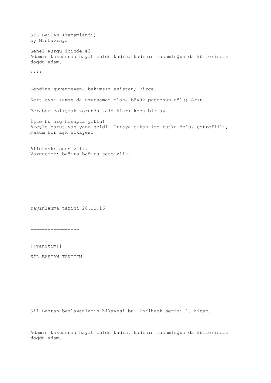 Sil Baştan PDF İndir