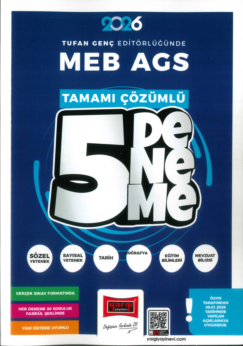 MEB AGS 5'li Deneme 2026 PDF İndir