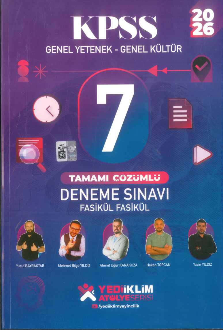 YEDİİKLİM 7 GENEL DENEME 2026 PDF İndir