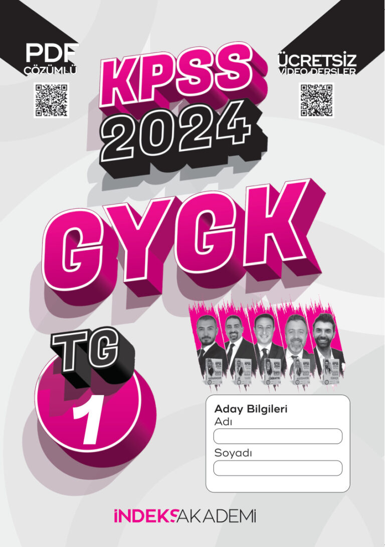 indeks tg 1 2024 Kitap Kapağı