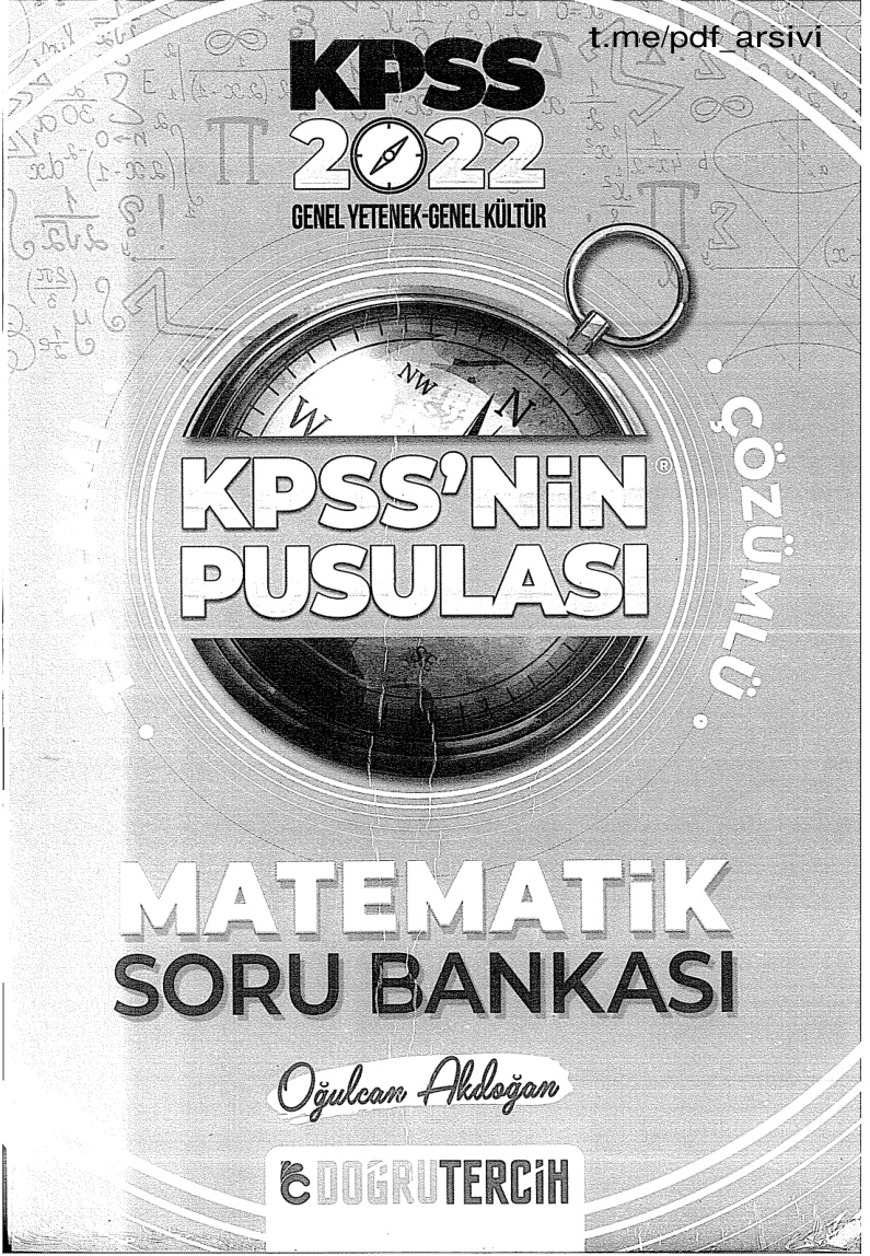 KPSS 2022 Matematik Pusula Soru Bankası PDF İndir