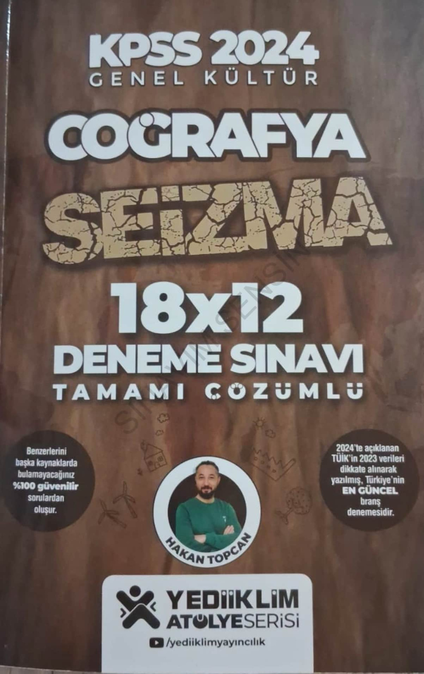 Seizma Coğrafya 18x12 PDF İndir