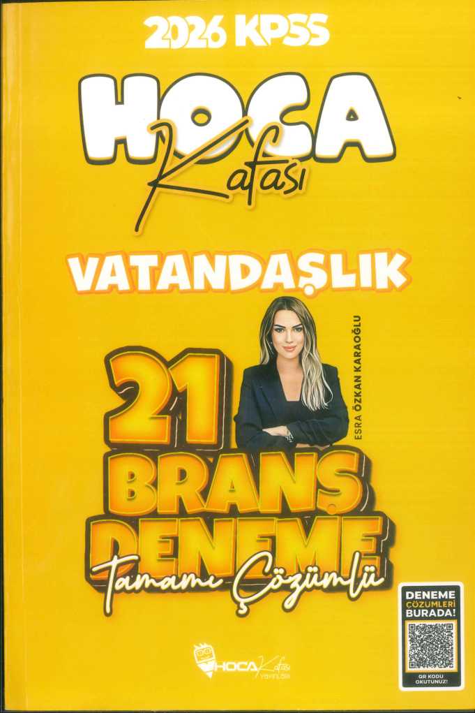 2026 Vatandaşlık 21 Branş Denemesi Hoca Kafası PDF İndir – Hoca Kafası Komisyon