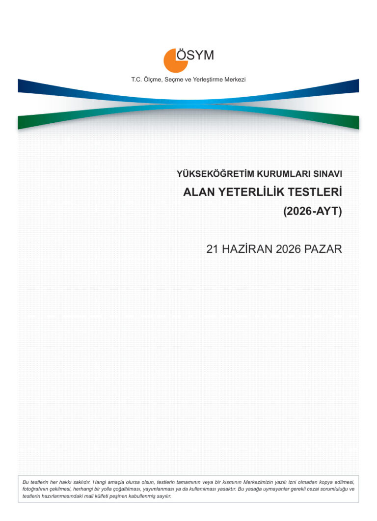 yks ayt 2026 kitapcik kt12 Kitap Kapağı
