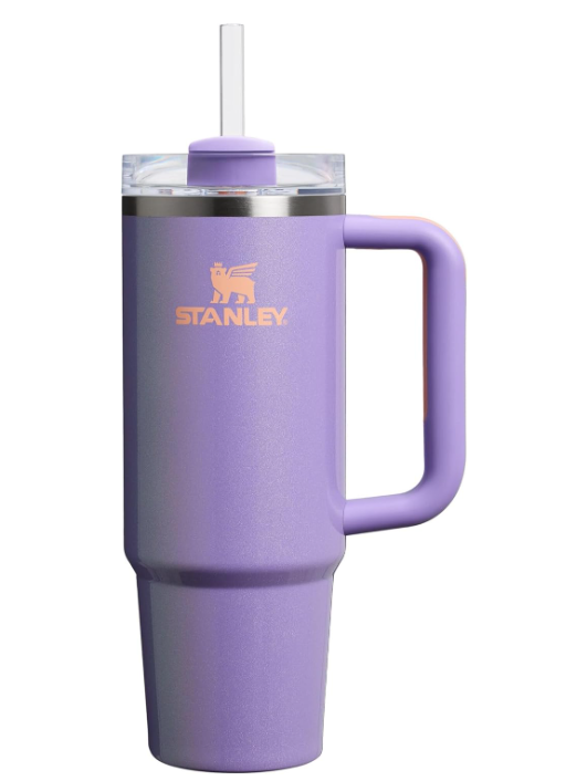 Stanley Quencher Pipetli Termos Bardak, 0.89 Litre, Parlak Lila