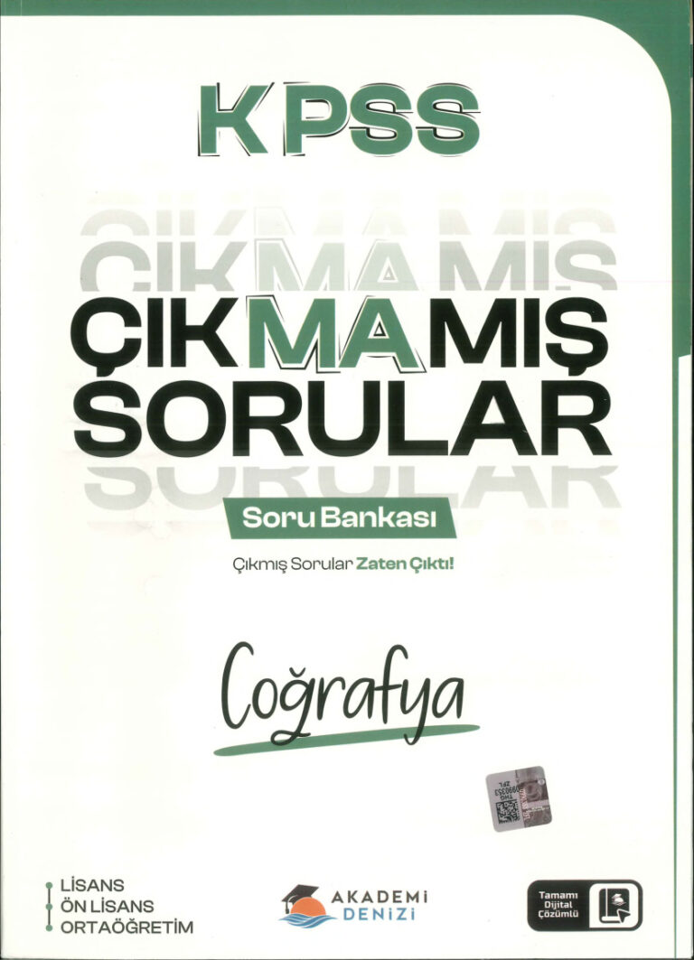 temp 2026 Akademik Denizi Kpss Cografya Cikmamis Sorular 1kitap1.com