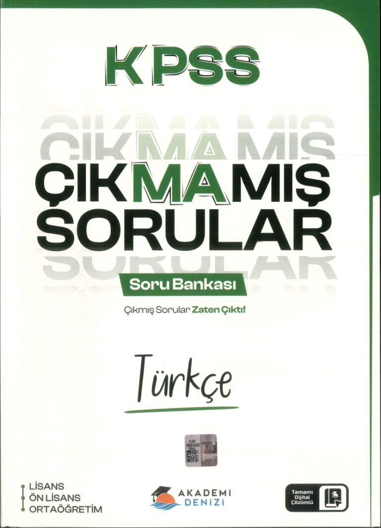 temp 2026 Akademik Denizi Kpss Turkce Cikmamis Sorular 1kitap1.com