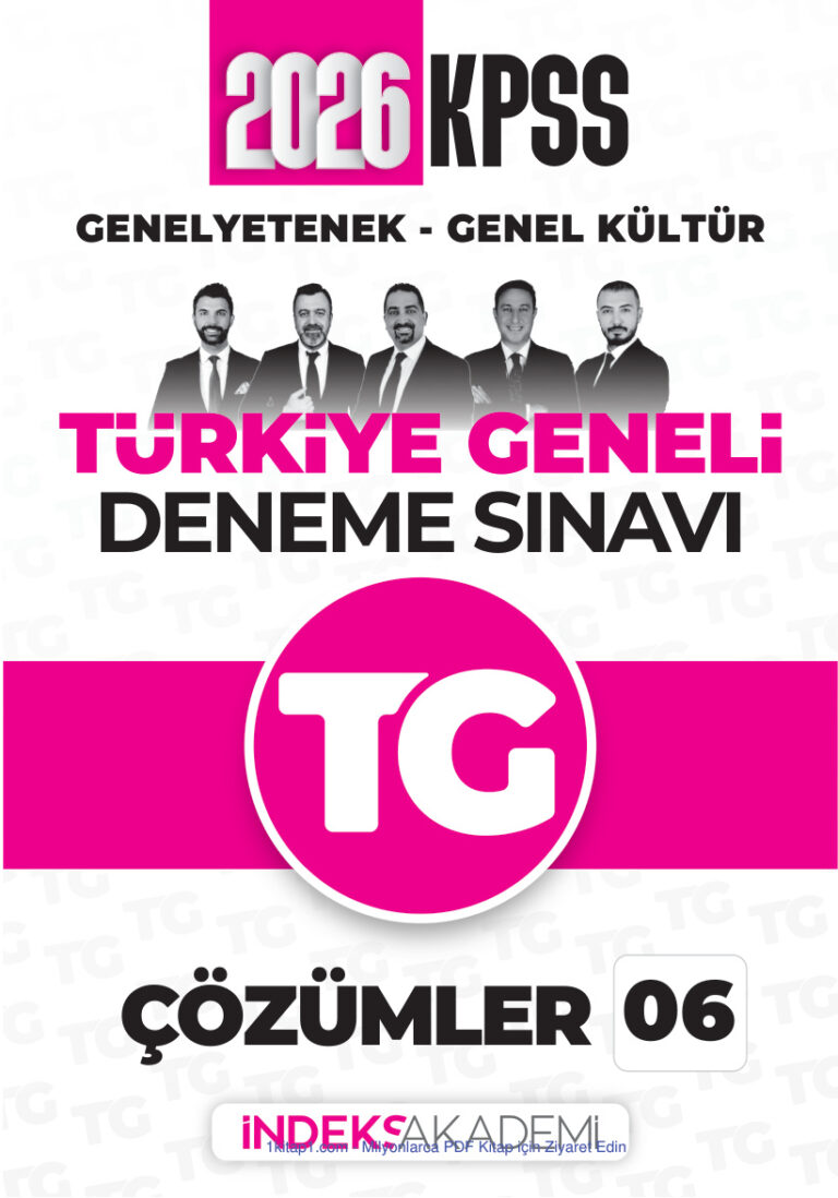 temp 2026 INDEKS KPSS TG 6 CEVAP ANAHTARI 1kitap1.com