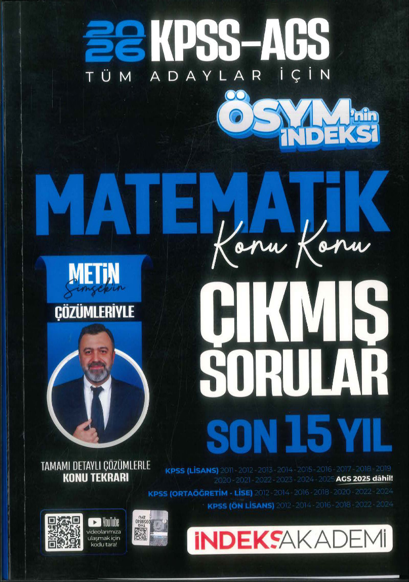 temp 2026 INDEKS MATEMATIK SON 15 YIL Cikmis Sorular 1kitap1.com