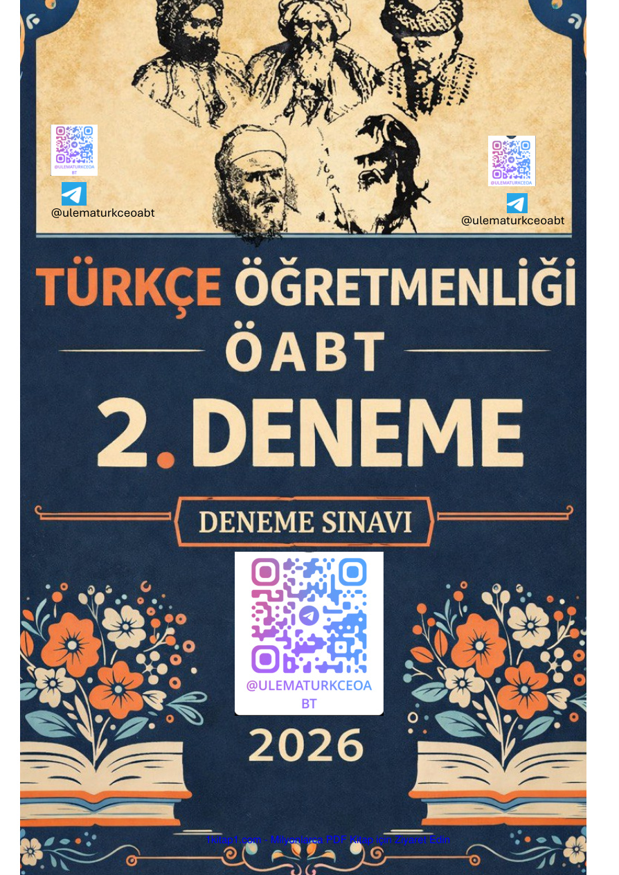 temp 2026 TURKCE OABT 2.DENEME ULEMA 1kitap1.com