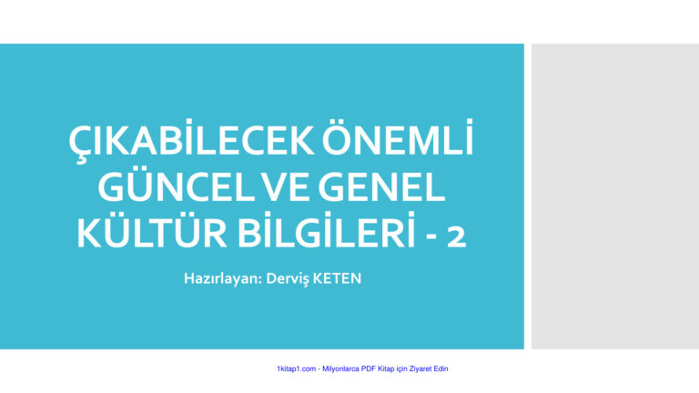 temp CIKABILECEK ONEMLI GUNCEL VE GENEL KULTUR BILGILERI 2 04 07 2026 1kitap1.com 1