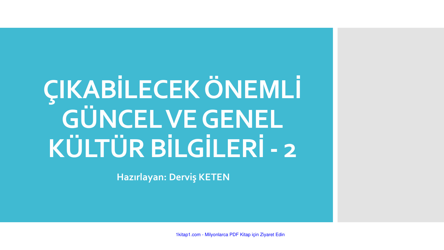 temp CIKABILECEK ONEMLI GUNCEL VE GENEL KULTUR BILGILERI 2 04 07 2026 1kitap1.com 1