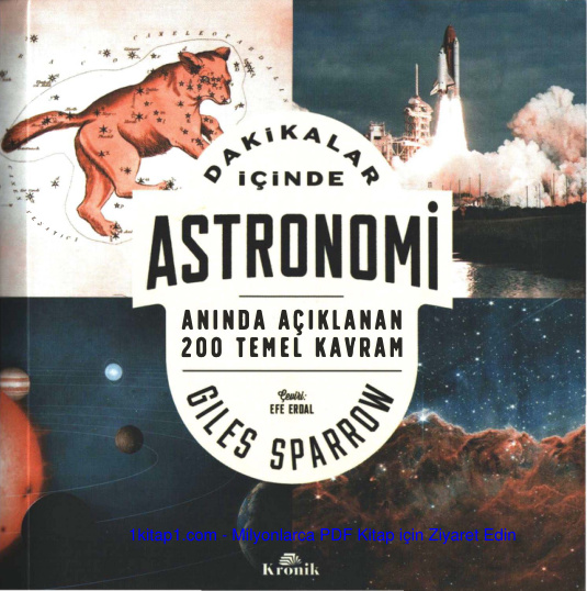Dakikalar İçinde Astronomi Giles Sparrow Kitap Kapağı