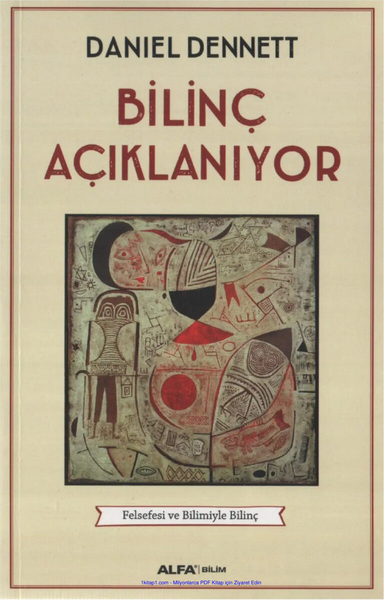 Daniel C Dennett Bilinc Acıklanıyor Alfa Yayınları Kitap Kapağı