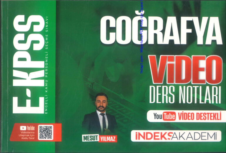 temp E KPSS COGRAFYA VIDEO DERS NOTU INDEKS 2026 1kitap1.com