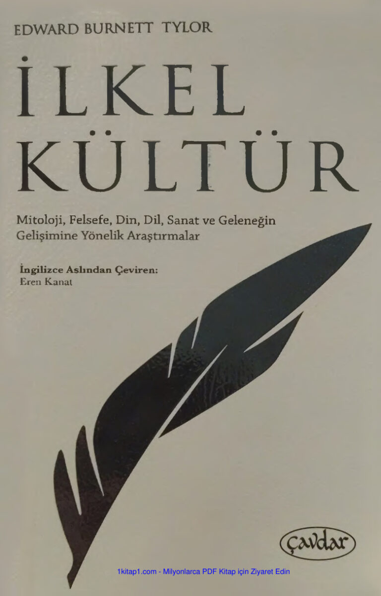temp Edward Burnett Tylor Ilkel Kultur Cavdar 2024 1kitap1.com