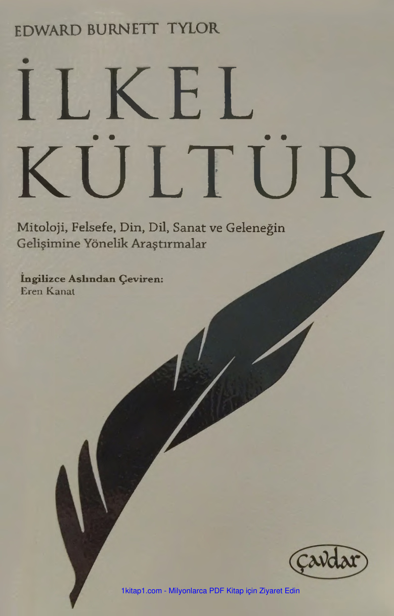 temp Edward Burnett Tylor Ilkel Kultur Cavdar 2024 1kitap1.com
