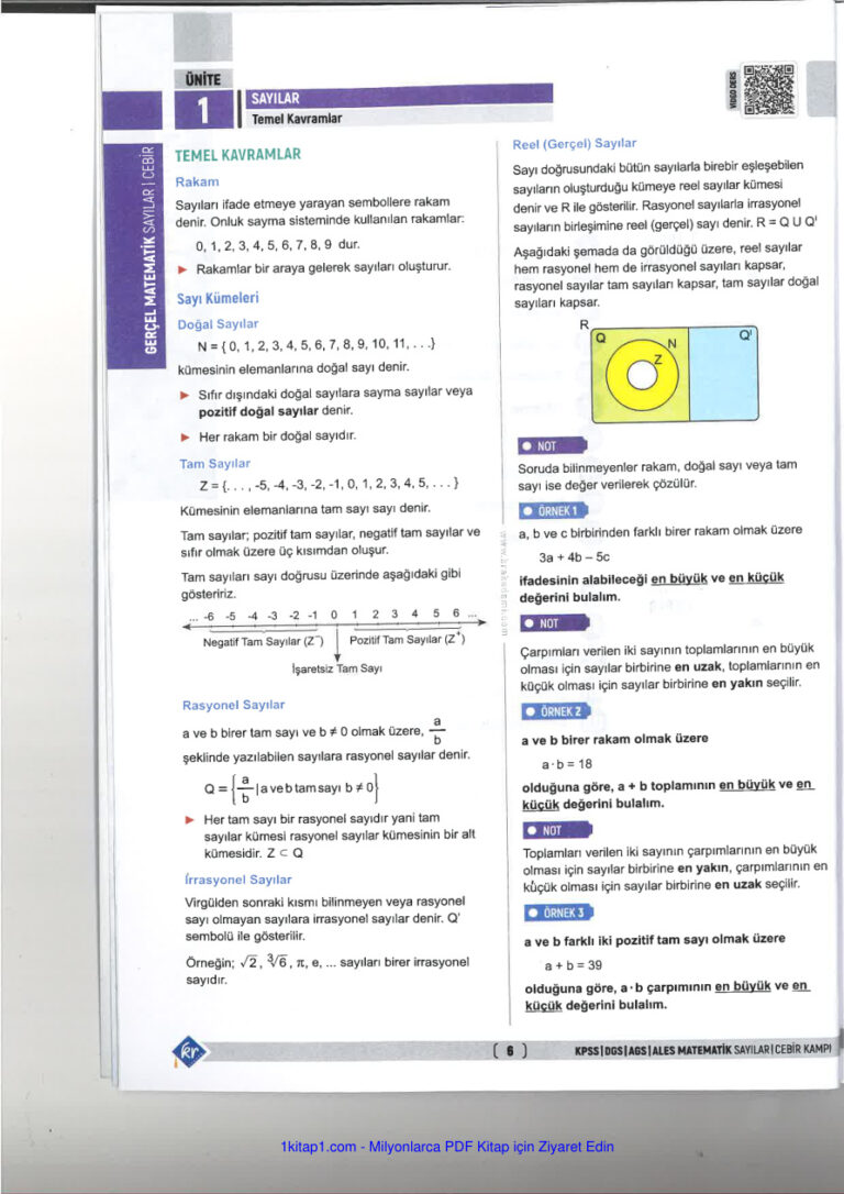 temp GERCEL MATEMATIK ILK 15 KONUYU GARANTILE 2026 1kitap1.com