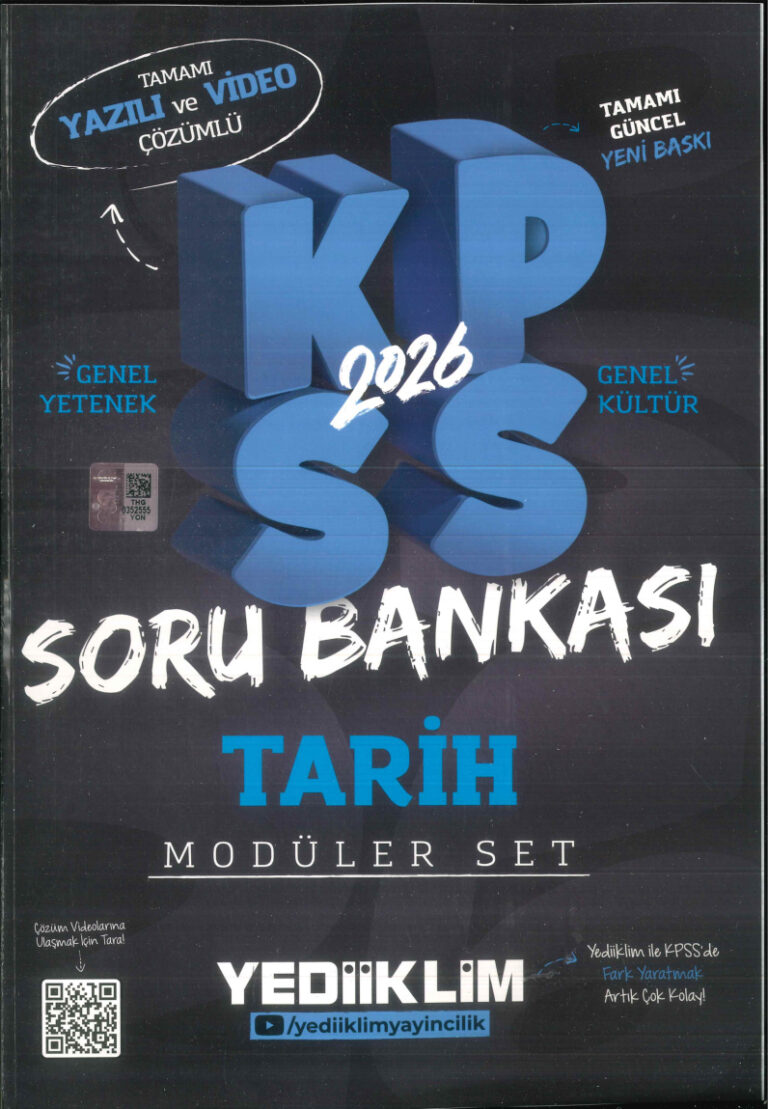 temp KPSS YEDIIKLIM TARIH SORU BANKASI 2026 1kitap1.com