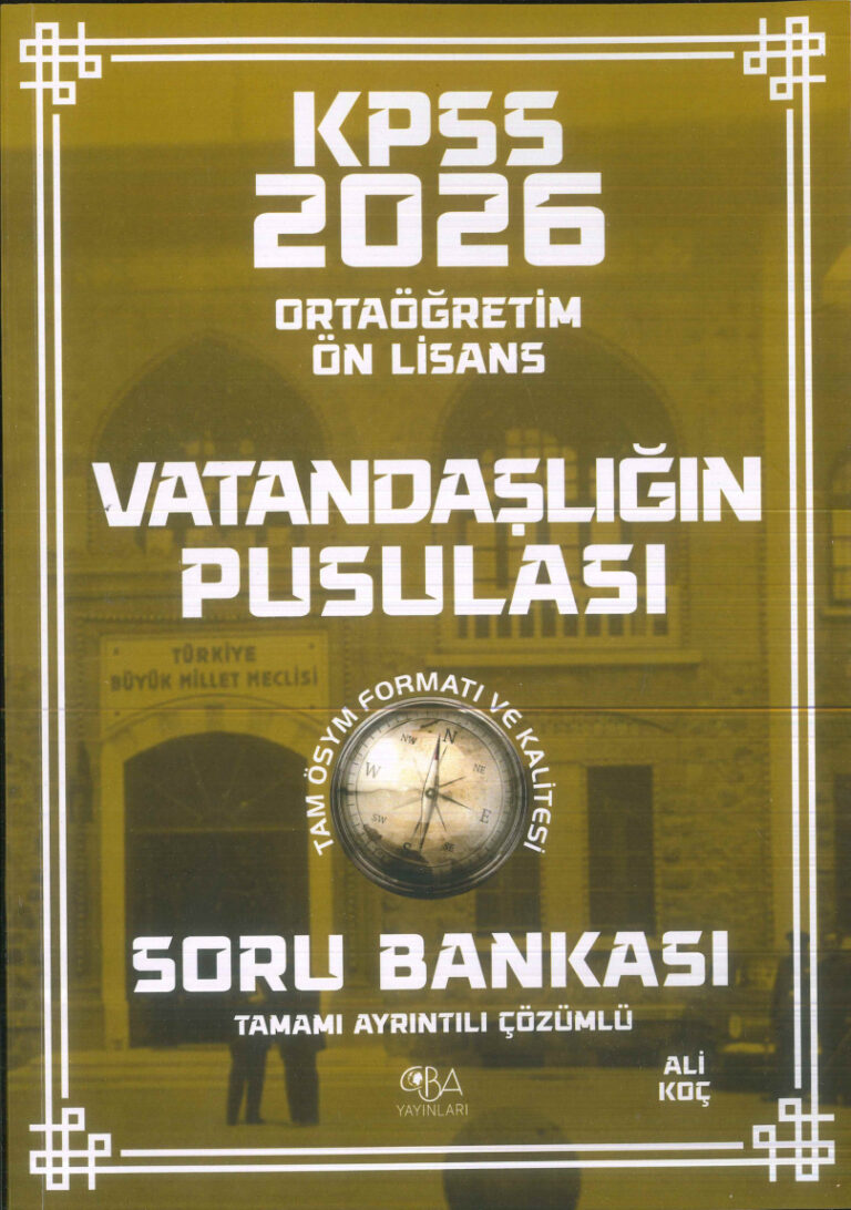 temp KPSS LISE ONLISANS CBA VATANDASLIK SORU BANKASI 2026 1kitap1.com