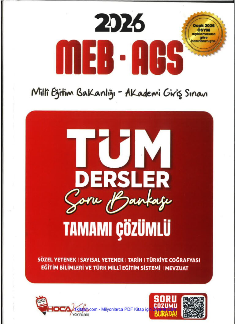 temp MEB AGS TUM DERSLER SORU BANKASI HOCA KAFASI 2026 1kitap1.com