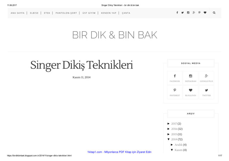 temp Singer Dikis Teknikleri bir dik bin bak 1kitap1.com