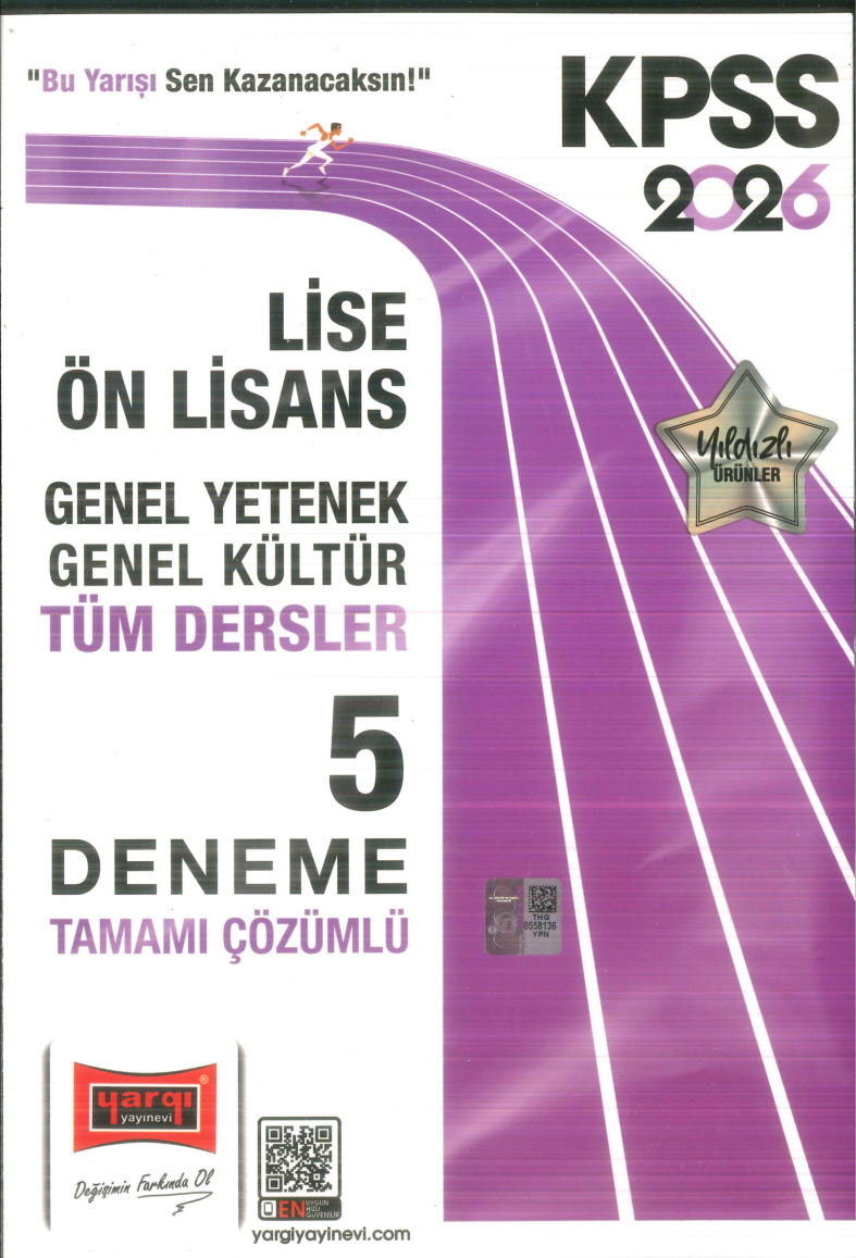 temp YARGI ONLISANS ORTAOGRETIM COZUMLU 5 DENEME 2026 1kitap1.com