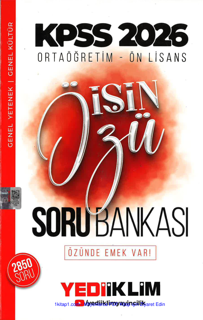temp YEDIIKLIM ORTAOGRETIM ONLISANS ISIN OZU TEK KITAP 1kitap1.com