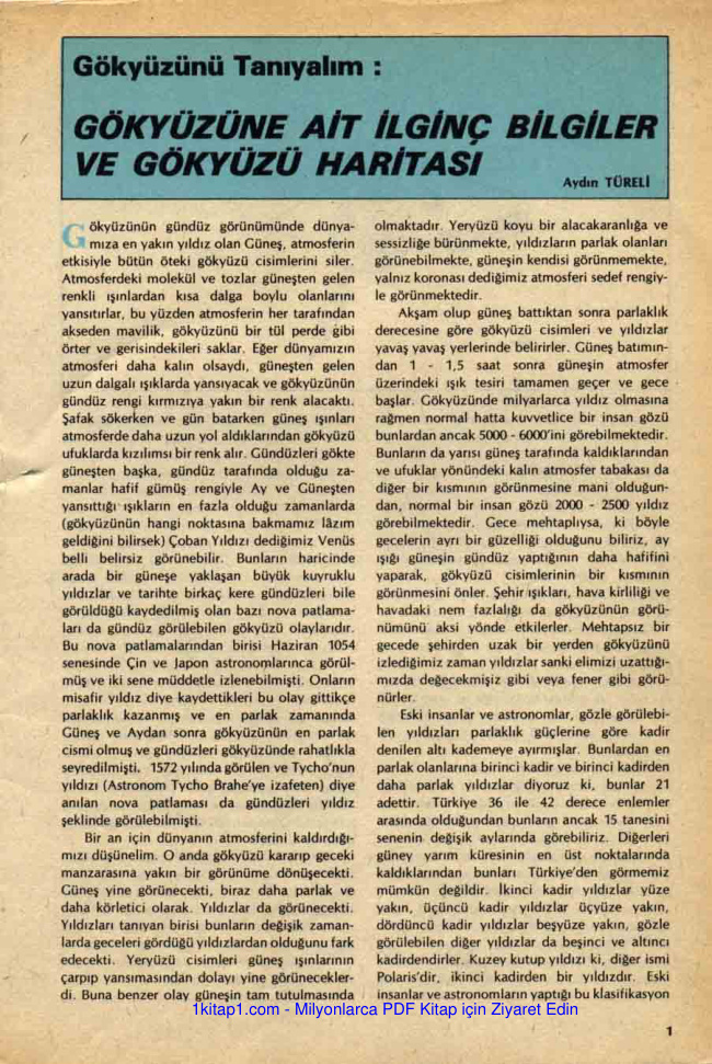 temp gokyuzunu taniyalim 1kitap1.com
